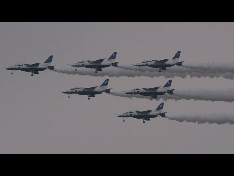 埼玉西武ライオンズ ベルーナドーム パシフィック リーグ公式戦 ブルーインパルス展示飛行 予行編 Iruma Matsushima Saitama Seibu Baseball Youtube