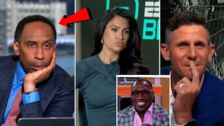 Molly said what LIVE on AIR to Shannon Sharpe? Stephen A \& Dan are FLOORED! \\