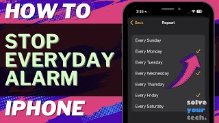 iOS 17: How to Stop Alarm Going Off Every Day on iPhone screenshot 1