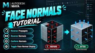 Face Normals Explained | Autodesk Maya Tutorial