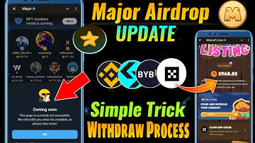 How To Withdrawal MemeFi Token | MemeFi New Update | Major Withdrawal Process Full Details