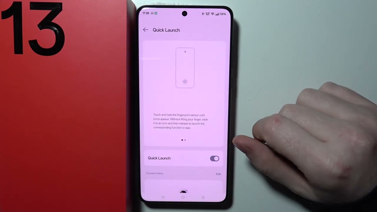 OnePlus 13 - How to Quick Launch (Open Apps with Fingerprint)