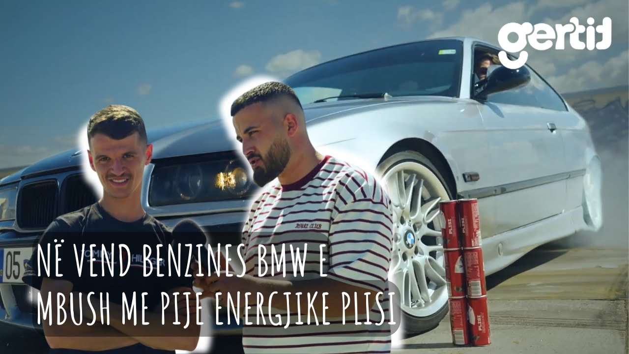 Maraklia i BMW-s në vend benzines BMW e mbush me pije Energjike Plisi - Shiko në fund si përfundon