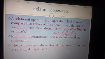 What is Relational operators in C in Hindi -Learning attitude