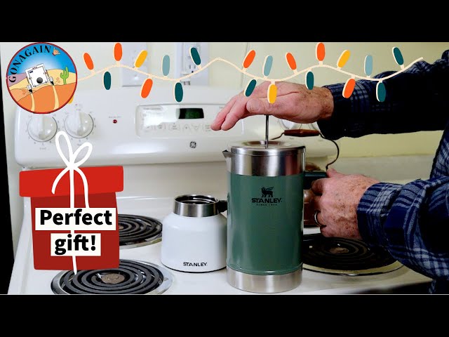 STANLEY FRENCH PRESS COFFE MAKER 48 oz REVIEW - Best Outdoor Coffee Press?  