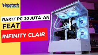 Rakit PC 10 Juta-an Feat Casing Infinity CLAIR Januari 2024 #rakitpc #gamingpc