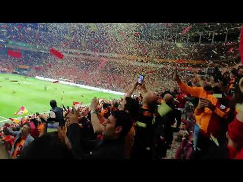 Galatasaray-Besiktas mac biter bitmez sampiyonluk coskusu