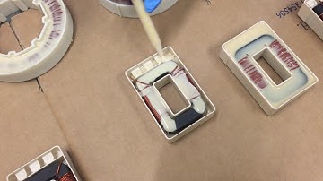 Potting toroidal transformers - METER MIX® Systems