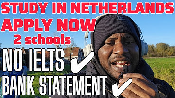 APPLY NOW/NO IELTS/NO BLOCKED ACCOUNT/STUDY IN THE NETHERLANDS 🇳🇱 
