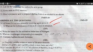 12th chemistry Revision Exam-2 question paper@vivekmathsscience1013
