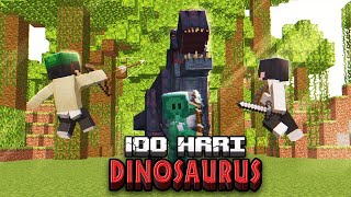 100 Hari Minecraft Dunia Dinosaurus