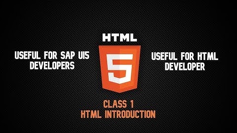 HTML5 Introduction | SAP UI5 FIORI | OData | SAP ABAP