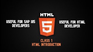 HTML5 Introduction | SAP UI5 FIORI | OData | SAP ABAP
