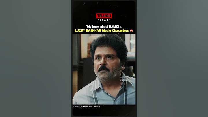 Trivikram about Favorite Characters in Lucky Bhaskar Movie 🥰#luckybhaskar #viralvideo