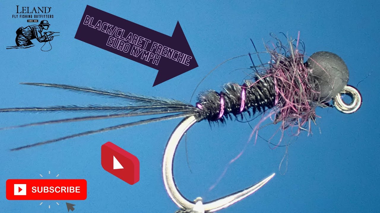 Tying and Tactics with the Black Claret Frenchie Euro Nymph