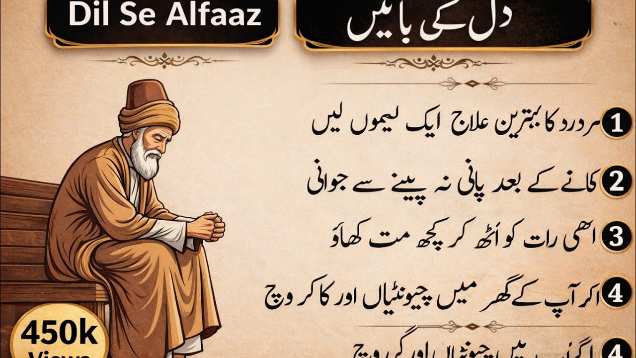 Ilm Ki Batein | Golden Lines Hikmat K Alfaz | Goledn Words Hikmat Ki Batein | Dil Se Alfaaz 