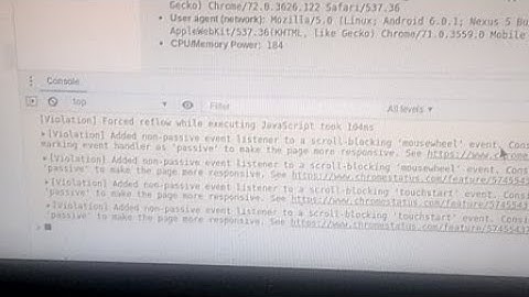Javascript Violation On Google Home PAGE