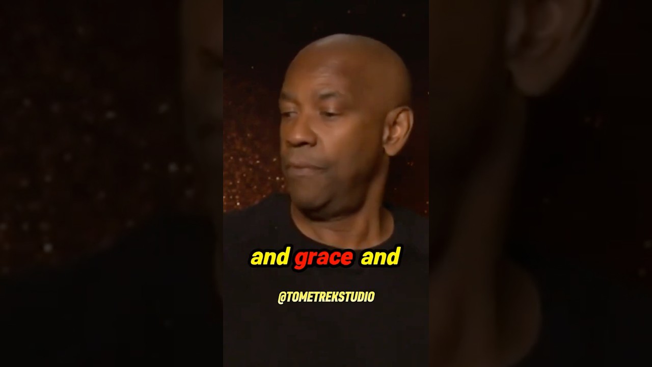 Denzel Washington Proof of God’s grace  🙏 