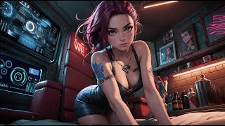 Isabella 🔴  Purrfect Synthwave Mix 🚀 Cyberpunk 2077 Fusion 🎶🌃