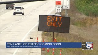 Section of I-435 to soon wrap expansion to 10 lanes