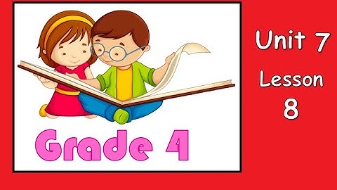 Grade 4 :Unit 7 - lesson 8 (the area model and division)