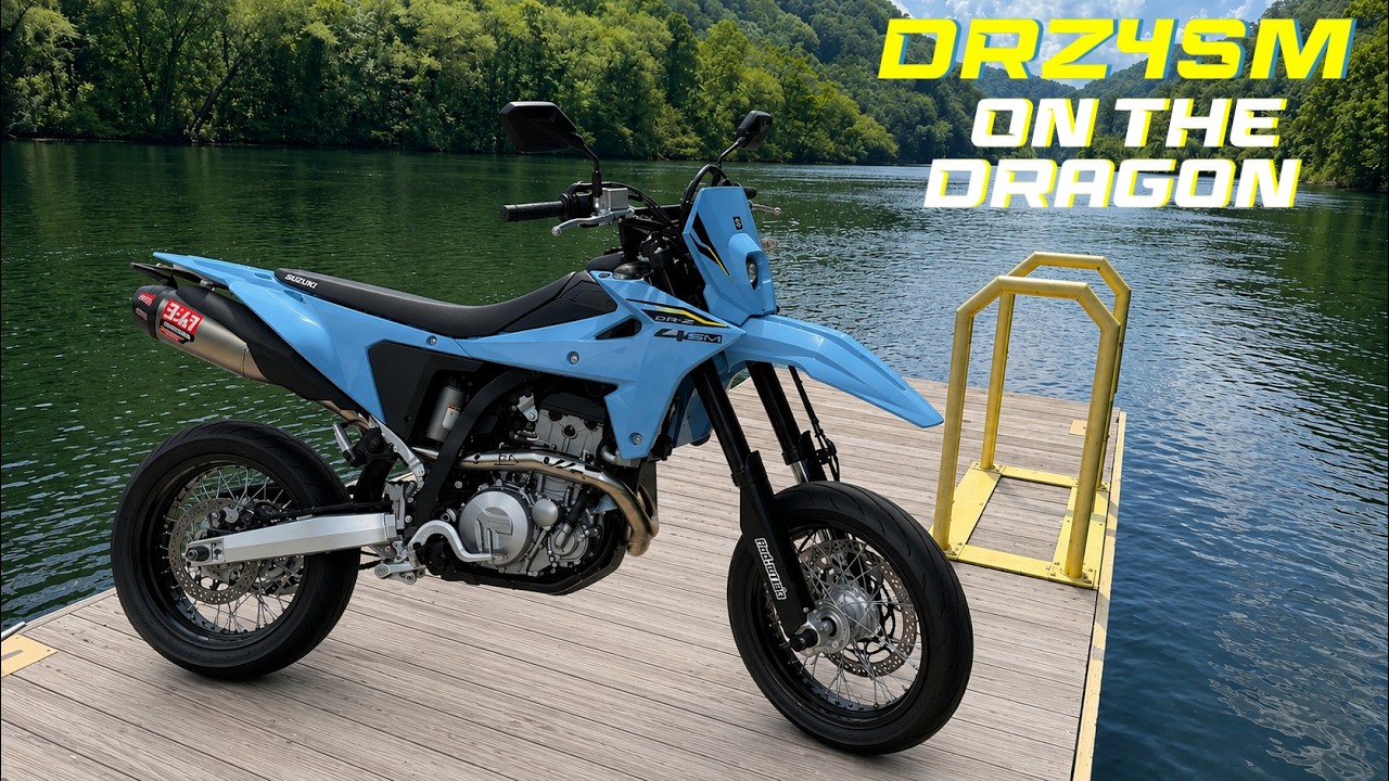 すず 様 twins light blue DRZ4SM On Tail Of The Dragon - YouTube