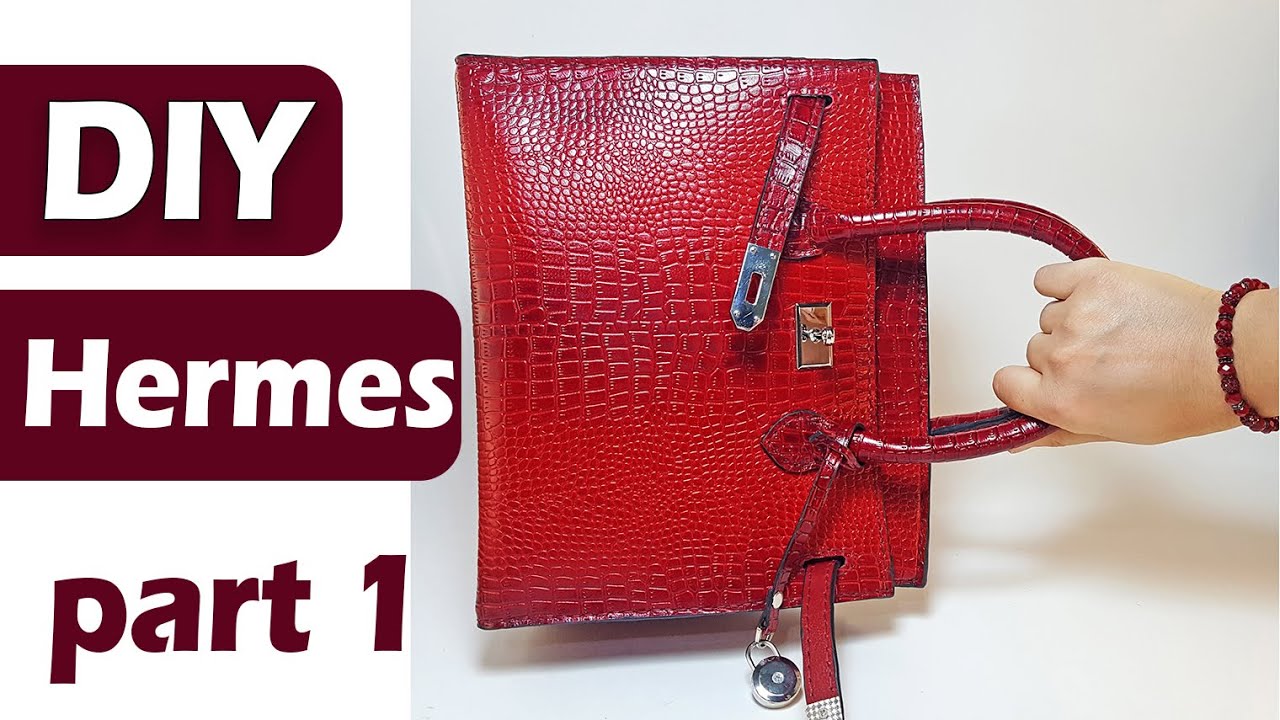 How to Make Hermes Birkin Leather Bag // Part 2 ------ DIY 