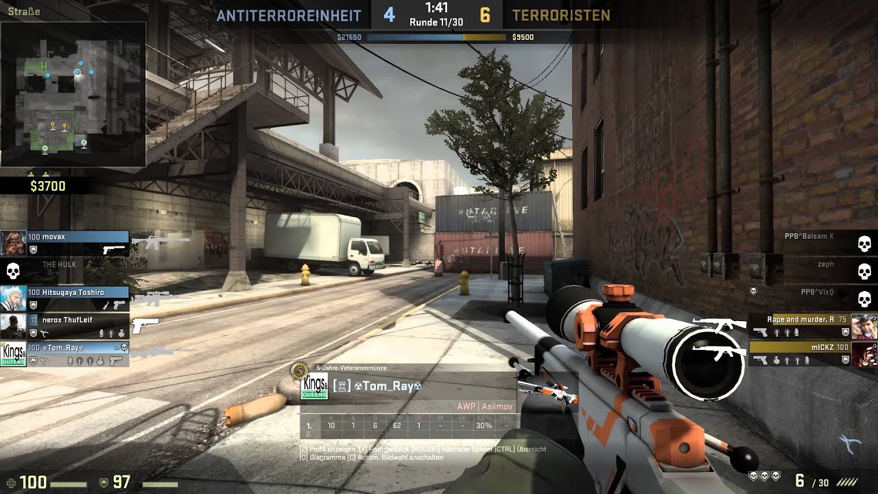 CSGO - Assault Competitive Matchmaking owning with AWP - YouTube