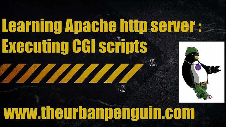 Learning Apache http server - Executing CGI scripts