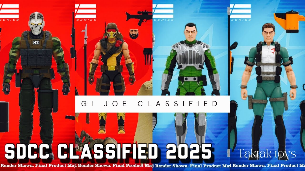 GI Joe Classified SDCC 2025 digital renders #gijoe