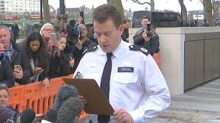 London Metro Police update on Parliament attack