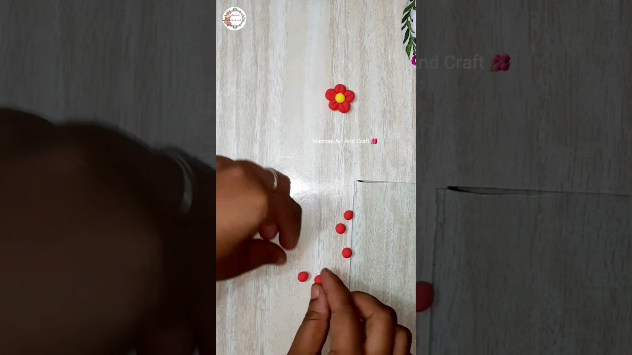 #howToMakePolymerClayFlower