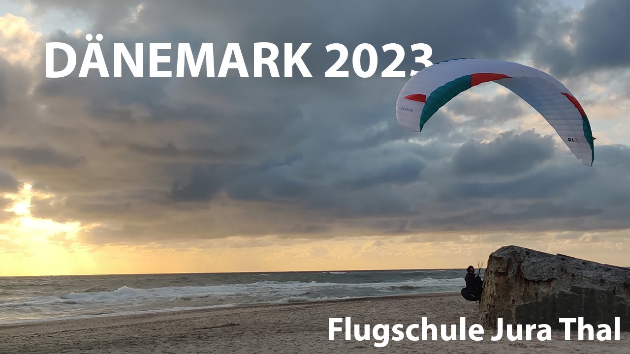 Fliegen an der Küste | DÄNEMARK 2023 | Flugschule Jura Thal | Gleitschirm