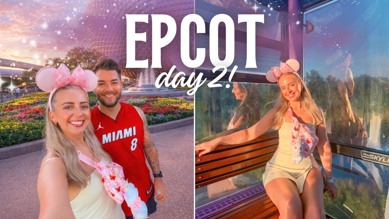 WALT DISNEY WORLD VLOG! ✨ DAY 2 | Epcot, Food & Wine Festival 2025,  Polite Pig, Disney Springs 🛍️✨