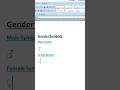 How to add Gender symbols in ms word #shorts #viral