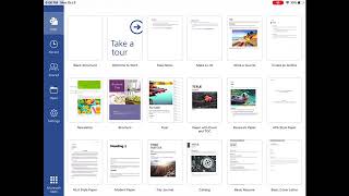 How to create a Word document and submit it to Schoology on iPad (by Angell)