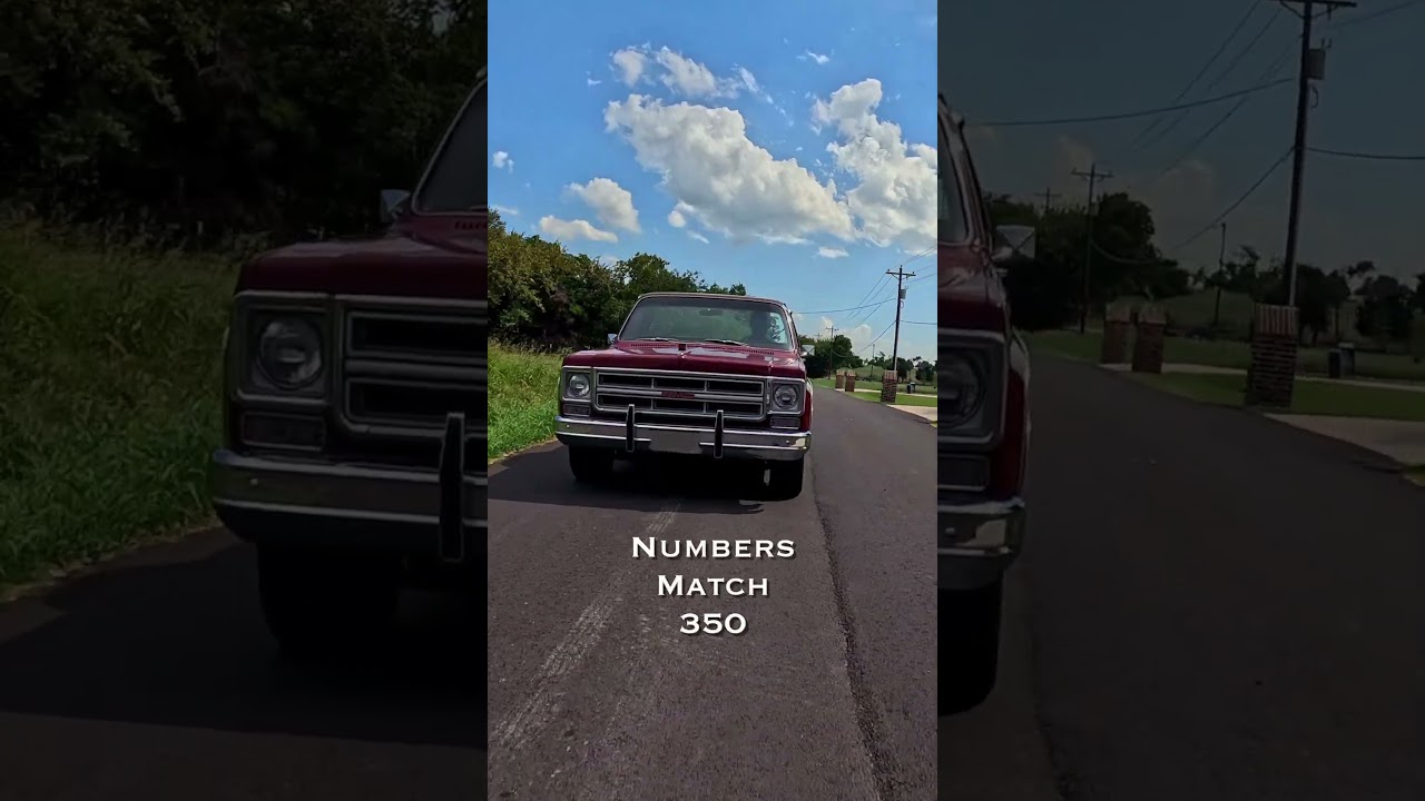 *SOLD* 1976 GMC Sierra Classic 15 Test Drive - Numbers Match 350 - Auto - AC