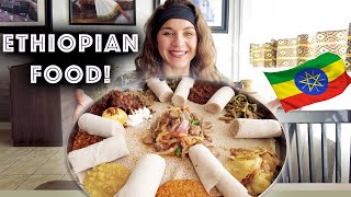 Eating ETHIOPIAN FOOD for the FIRST TIME!! | NEW LEVELS of FLAVOUR!