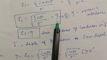 EE302 - Electromagnetics - Module 6 - Surface impedance and resistance