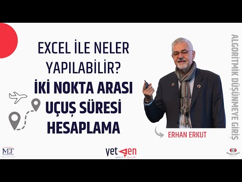 Excel İle Neler Yapılabilir? | İki Nokta Arası Uçuş Süresi Hesaplama #20