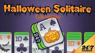 247 Halloween Solitaire Gameplay