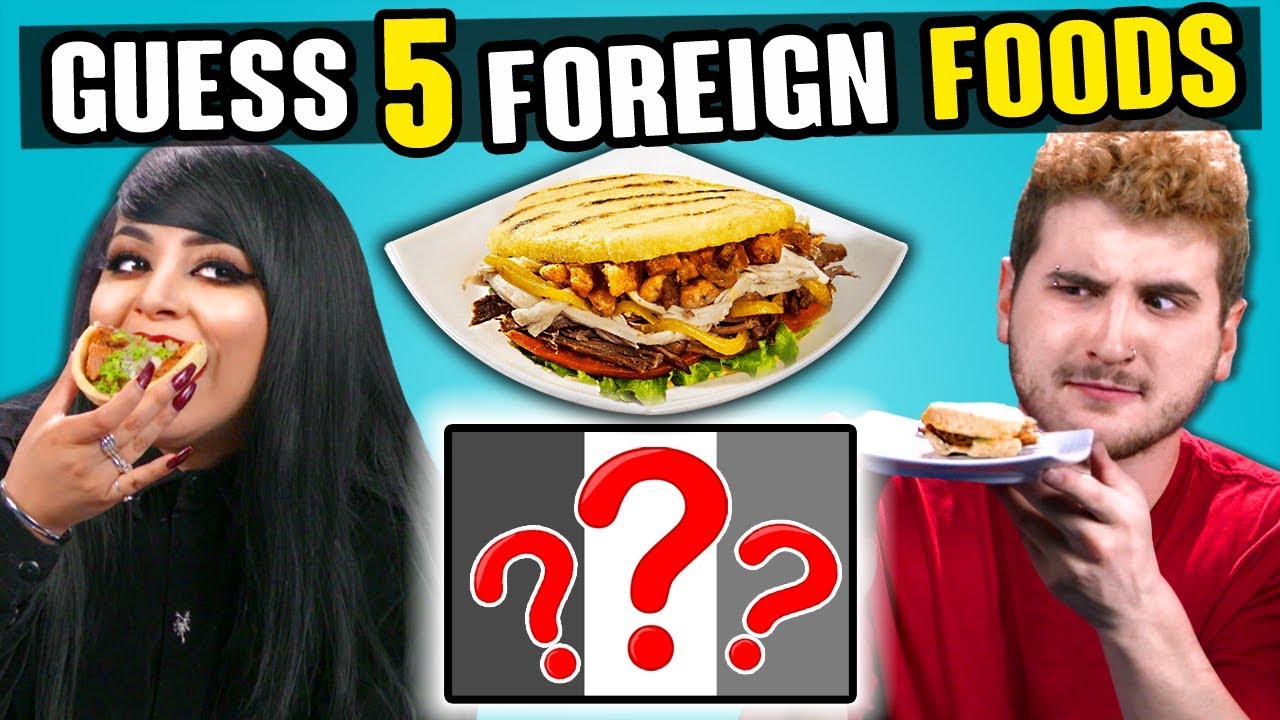 Adults Try To Guess 5 Foreign Foods People Vs Food Youtube