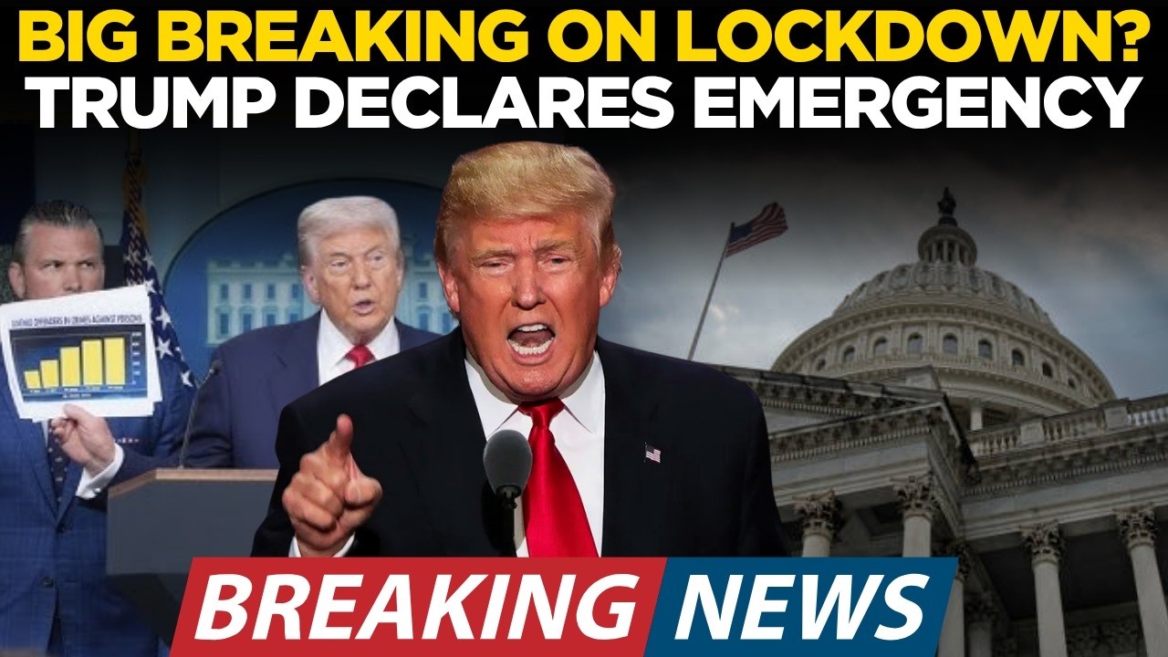 LIVE: Trump Drops Massive Lockdown Statement | Trump's URGENT Announcement LIVE | Trump Iran 