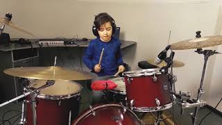 Imagine Dragons -  Bad Liar drum cover by 9 years old boy
