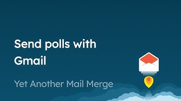 Email a survey to collect RSVPs or feedback with Yet Another Mail Merge polls