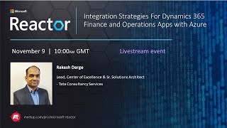 Integration Strategies For Dynamics 365 Finance and Operations Apps with Azure