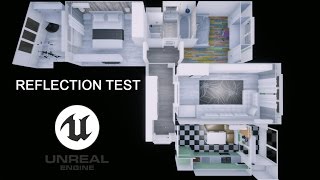 UE4 - Three room apartment panel house. (mirrors test)