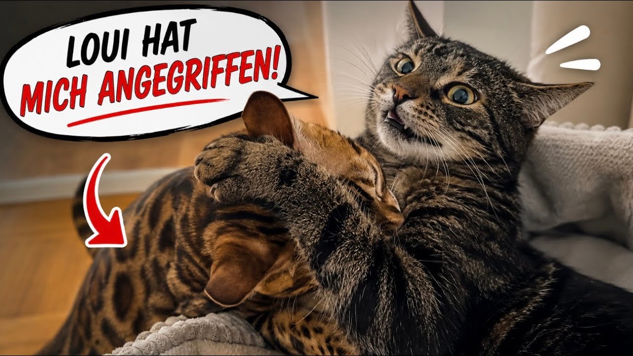 Unser Kitten Loui wird immer wilder… jetzt müssen wir eine Entscheidung treffen 😮💨
