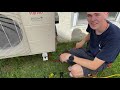 Fujitsu Not Cooling New System Leaking HVAC Contractor Gave Up & Never Returned - Saved an Opossum