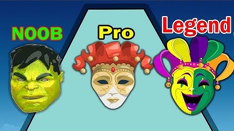 NOOB vs PRO vs HACKER - Mask Evolution 3D Android Gameplay- Power Games